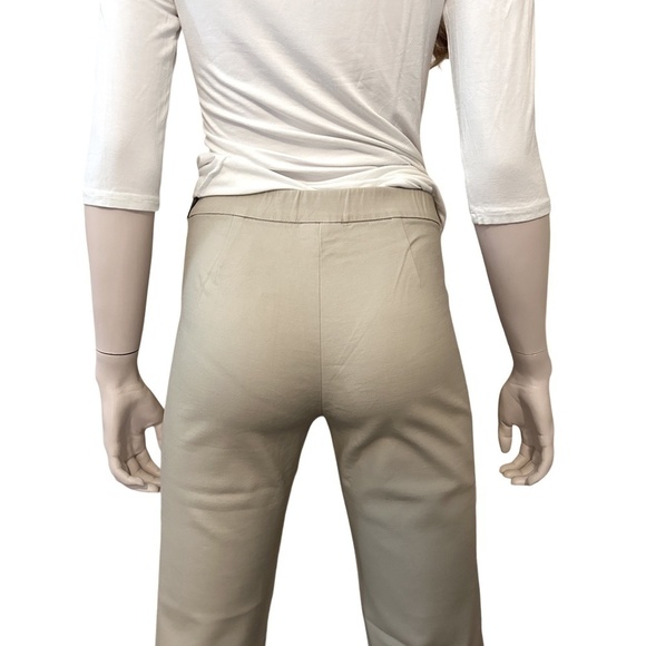 J. Jill Cigarette Pant Cashew Classic Pull On Slim Ankle Length Rayon Blend - Picture 4 of 13